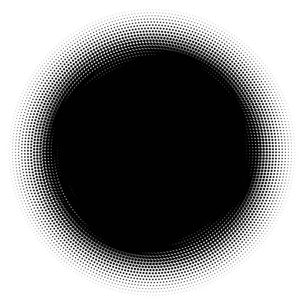 ハーフトーンの要素 ハーフトーン パターンで抽象的な幾何学的なグラフィック — ストックベクタ