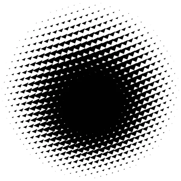 Polotónování Prvek Abstraktní Geometrické Grafiky Polotónovým Vzorem — Stockový vektor