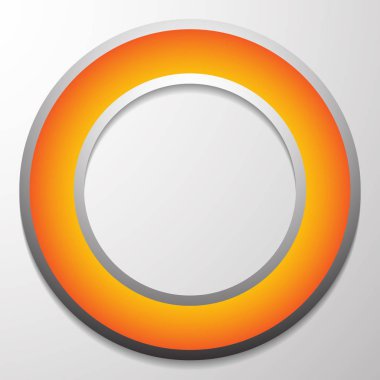 Yuvarlak düğmesi, etiket, etiket boş, boş alan, vektör çizim ile