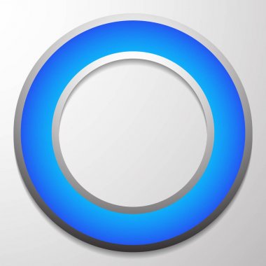 Yuvarlak düğmesi, etiket, etiket boş, boş alan, vektör çizim ile