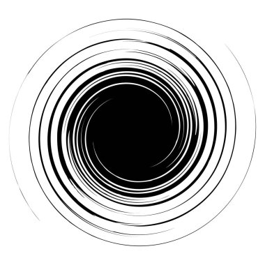 Sarmal, girdap, dön soyut tasarım öğesi. Motif döner, illüstrasyon vektör