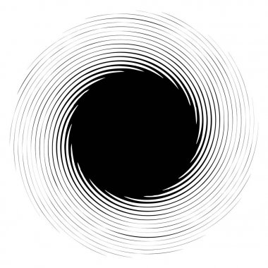 Sarmal, girdap, dön soyut tasarım öğesi. Motif döner, illüstrasyon vektör