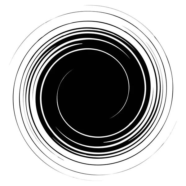 Спираль Вращение Вращение Абстрактного Элемента Дизайна Вращающийся Мотив Векторная Иллюстрация — стоковый вектор