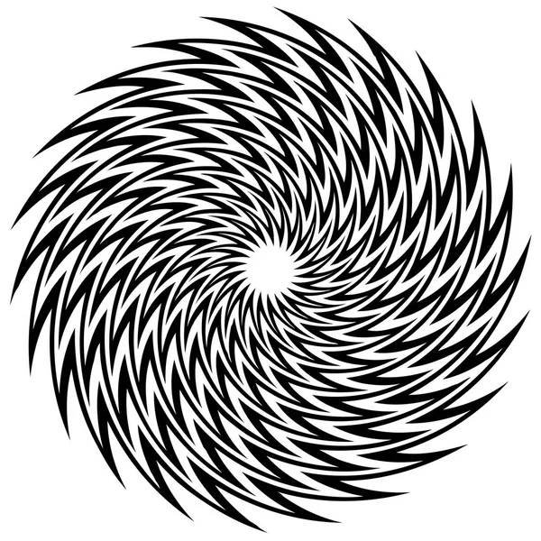 Kruhový Motiv Geometrické Abstraktní Mandala Geometrické Obrazce Vektorové Ilustrace — Stockový vektor
