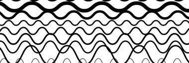 Random wavy, zig-zag lines abstract art texture, background. Sin