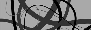 Random wavy, zig-zag lines abstract art texture, background. Sin