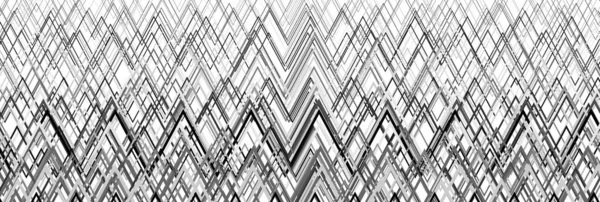 Random wavy, zig-zag lines abstract art texture, background. Sin — Archivo Imágenes Vectoriales