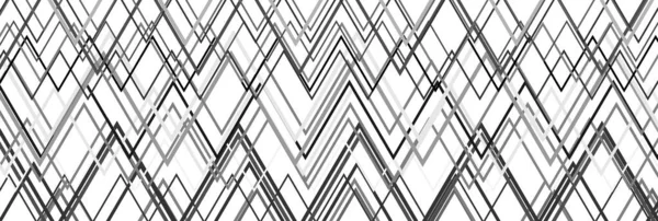 Random wavy, zig-zag lines abstract art texture, background. Sin — Vettoriale Stock