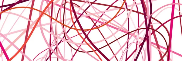Random wavy, zig-zag lines abstract art texture, background. Sin — Image vectorielle