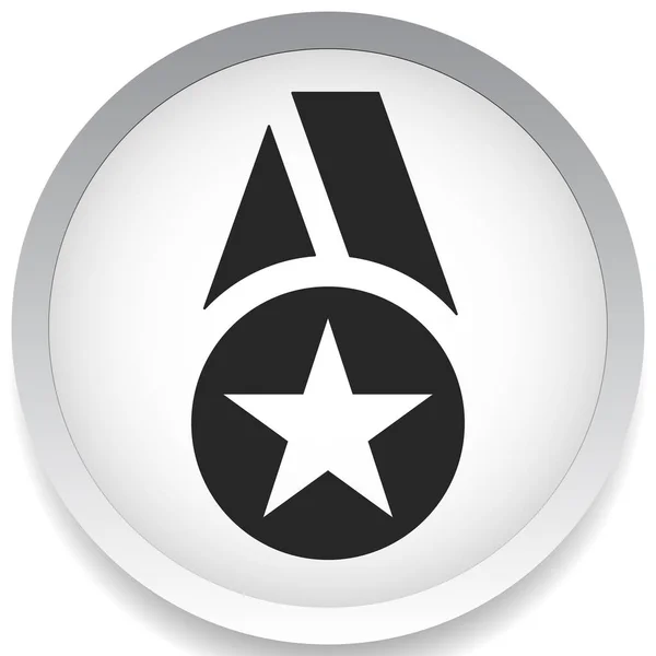 Icon Medal Badge Symbol Award Reward Concept Icon — Stock Vector