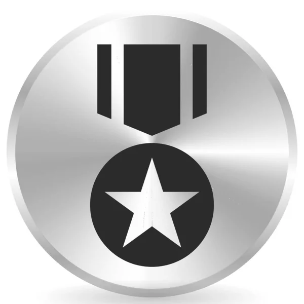 Ícone Vetor Estrela Medalha —  Vetores de Stock