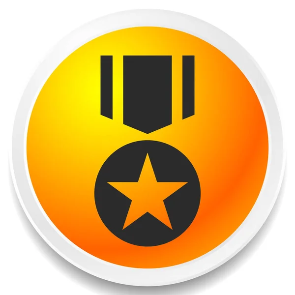 Medal Star Vector Icon — Stock Vector