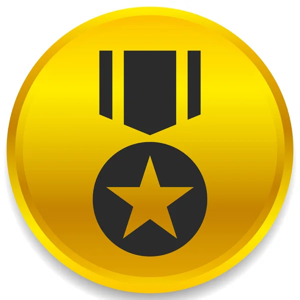 Medal Star Vector Icon — Stock Vector