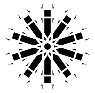 Dairesel ve dairesel soyut mandalalar, motifler, dekorasyon tasarım unsurları. Siyah ve beyaz üretici geometrik ve soyut sanat şekilleri