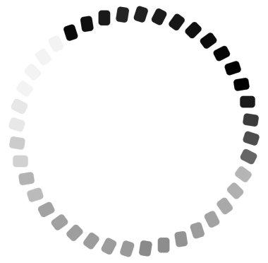 Dairesel ve dairesel soyut mandalalar, motifler, dekorasyon tasarım unsurları. Siyah ve beyaz üretici geometrik ve soyut sanat şekilleri