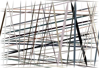 Renkli kahverengi, gri soyut geometrik sanat, rastgele, kaotik çizgiler. Düz geçiş, kesişen çizgiler doku, çizgiler desen