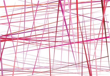 Renkli pembe, mor soyut geometrik sanat, rastgele, kaotik çizgiler. Düz geçiş, kesişen çizgiler doku, çizgiler desen