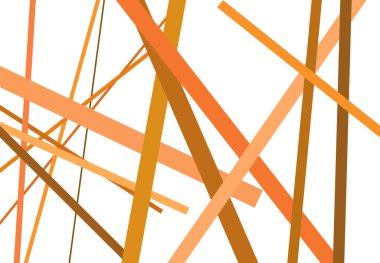 Rastgele ve kaotik çizgileri olan renkli soyut geometrik sanat. Düz geçiş, kesişen çizgiler doku, çizgiler desen