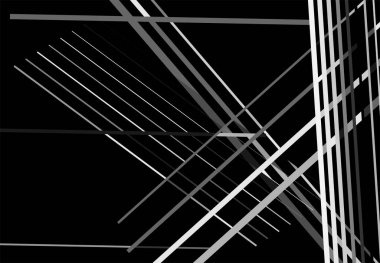 Rastgele ve kaotik çizgileri olan soyut geometrik sanat. Düz geçiş, kesişen çizgiler doku, çizgiler desen