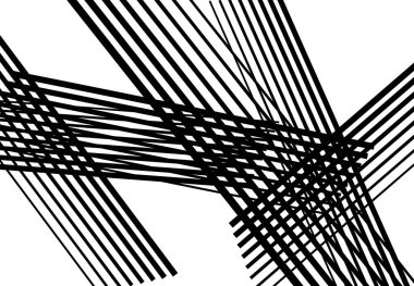 Rastgele ve kaotik çizgileri olan soyut geometrik sanat. Düz geçiş, kesişen çizgiler doku, çizgiler desen