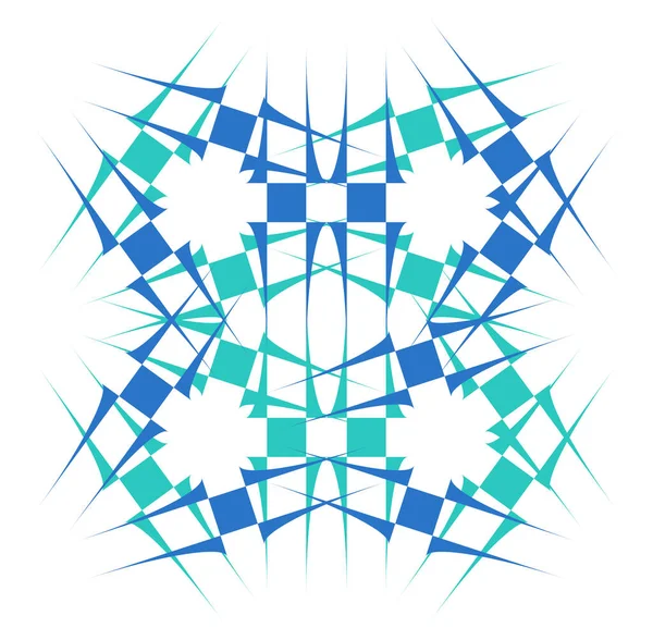 Renkli dairesel ve radyal soyut mandalalar, motifler, dekorasyon tasarım elemanları. Üretken geometrik ve soyut sanat şekilleri