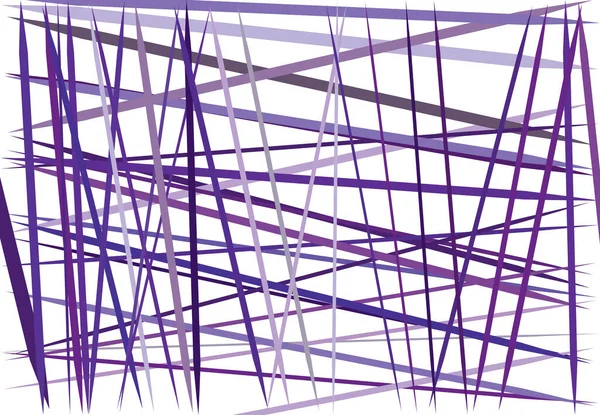 Kolorowa Fioletowa Liliowa Abstrakcyjna Sztuka Geometryczna Przypadkowymi Chaotycznymi Liniami Przejście — Wektor stockowy