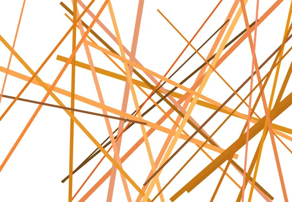 Arte Geométrico Abstracto Colorido Con Líneas Caóticas Azar Cruce Recto — Vector de stock