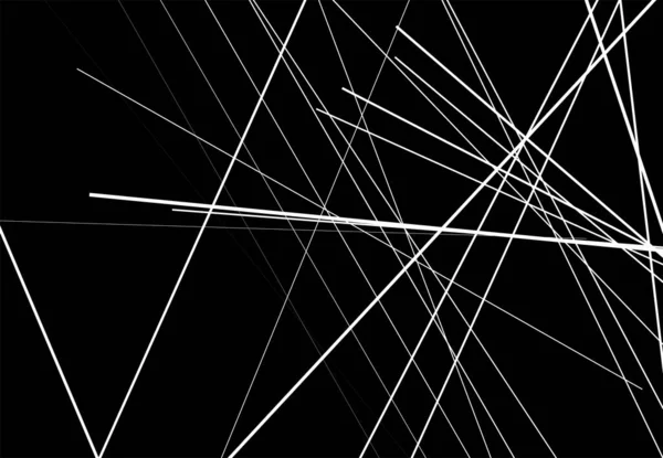 Arte Geométrico Abstracto Con Líneas Caóticas Aleatorias Cruce Recto Intersección — Archivo Imágenes Vectoriales