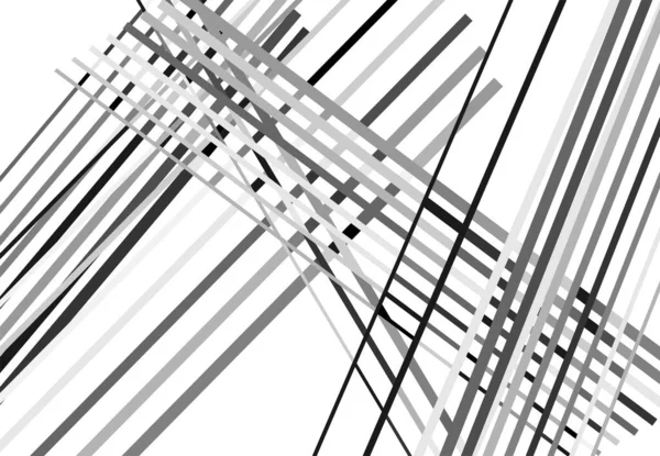 抽象几何艺术与随机 混乱的线条 直线交叉 横线纹理 条纹图案 — 图库矢量图片