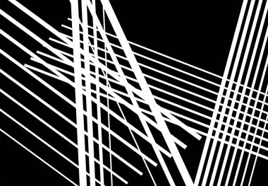 Rastgele ve kaotik çizgileri olan soyut geometrik sanat. Düz geçiş, kesişen çizgiler doku, çizgiler desen