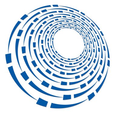 Tek renkli, tek renkli kıvrımlı, kıvrımlı. Döndürme, döndürme, sarmal çarpıtma şeklinde. Helix, volta ve sicim tasarım elementi