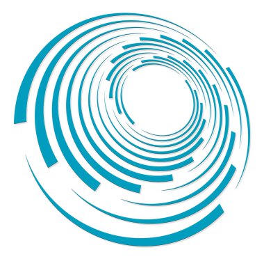 Tek renkli, tek renkli kıvrımlı, kıvrımlı. Döndürme, döndürme, sarmal çarpıtma şeklinde. Helix, volta ve sicim tasarım elementi