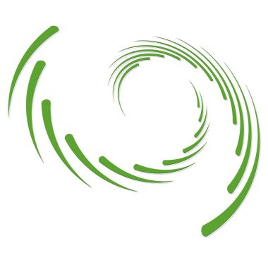 Tek renkli, tek renkli kıvrımlı, kıvrımlı. Döndürme, döndürme, sarmal çarpıtma şeklinde. Helix, volta ve sicim tasarım elementi