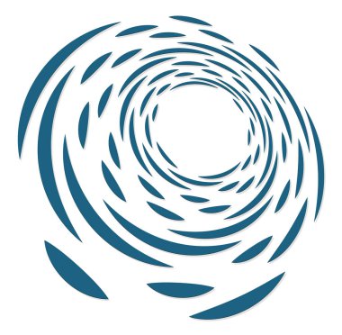 Tek renkli, tek renkli kıvrımlı, kıvrımlı. Döndürme, döndürme, sarmal çarpıtma şeklinde. Helix, volta ve sicim tasarım elementi