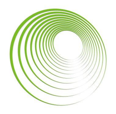 Tek renkli, tek renkli kıvrımlı, kıvrımlı. Döndürme, döndürme, sarmal çarpıtma şeklinde. Helix, volta ve sicim tasarım elementi