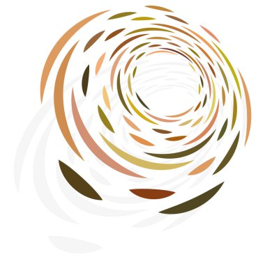 Monokrom döngüsel, döngüsel eşmerkezli halkalar. Dönen sarmal, girdap, girdap. soyut dairesel, dairesel döngü şekli, öge