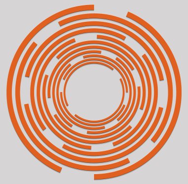 duoton kıvırcık, bobin, kıvrım volt şekli. sicim girdabı eşmerkezli, dairesel, ışık saçan, dairesel, daireler çizerek dönen moda