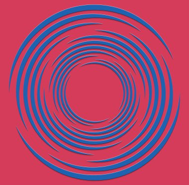 duoton kıvırcık, bobin, kıvrım volt şekli. sicim girdabı eşmerkezli, dairesel, ışık saçan, dairesel, daireler çizerek dönen moda