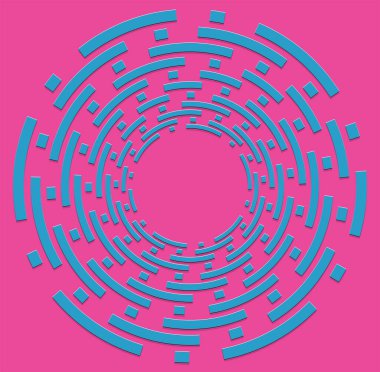 duoton kıvırcık, bobin, kıvrım volt şekli. sicim girdabı eşmerkezli, dairesel, ışık saçan, dairesel, daireler çizerek dönen moda