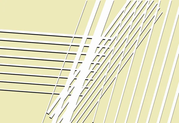 Colorful Monochrome Abstract Geometric Art Random Chaotic Lines Straight Crossing — Διανυσματικό Αρχείο