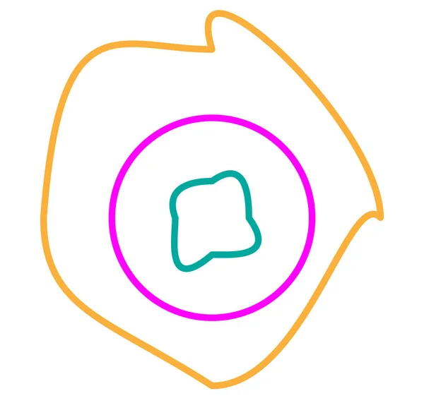 Geometric Mandala Ornament Decoration Symbol Icon Simple Basic Circular Concentric — Διανυσματικό Αρχείο