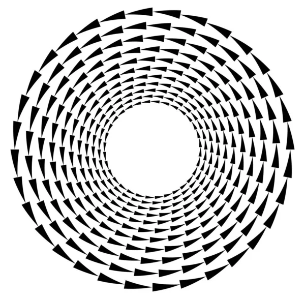 Einfarbige Voluten Wirbelformen Verdrehte Helixelemente Konzeption Für Rotation Spin Und — Stockvektor