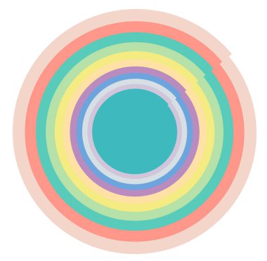 Soyut spiral, girdap, girdap ve girdap şekilleri