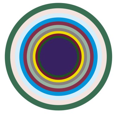 Değişik soyut sarmal, girdap, girdap ve girdap şekilleri