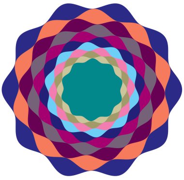 Değişik soyut sarmal, girdap, girdap ve girdap şekilleri