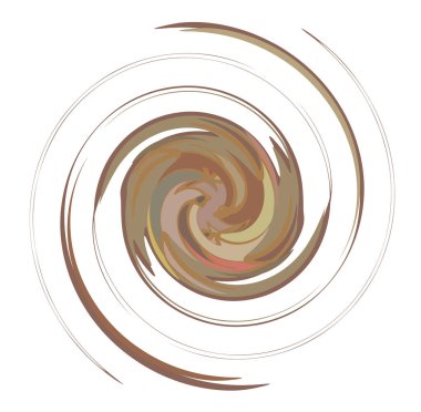 Karanlık soyut sarmal, girdap, girdap ve girdap şekilleri