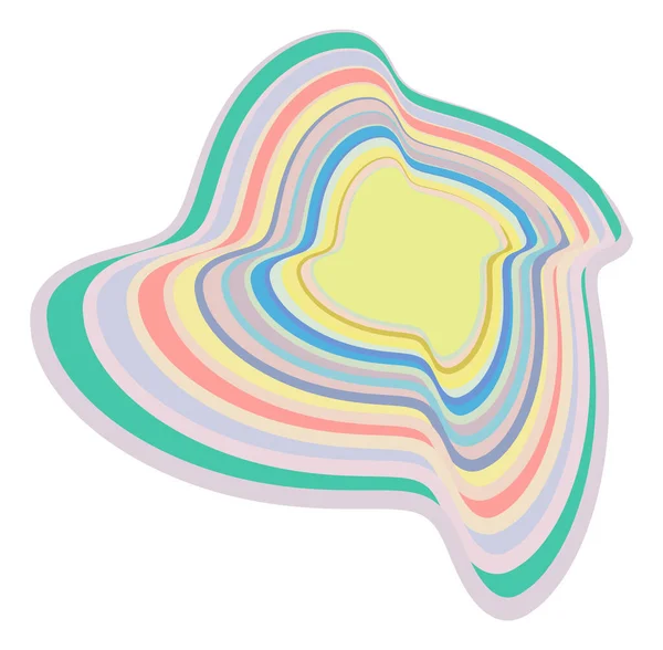 Formes Abstraites Spirale Tourbillon Tourbillon Vortex — Image vectorielle