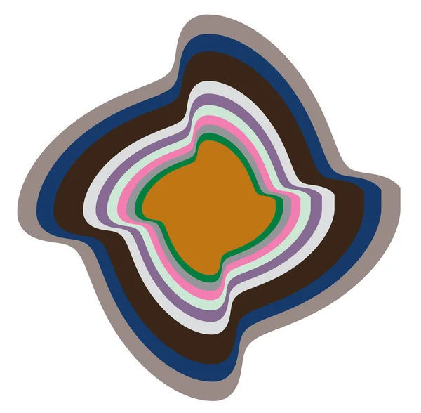 Différentes Formes Abstraites Spirale Tourbillon Tourbillon Vortex — Image vectorielle