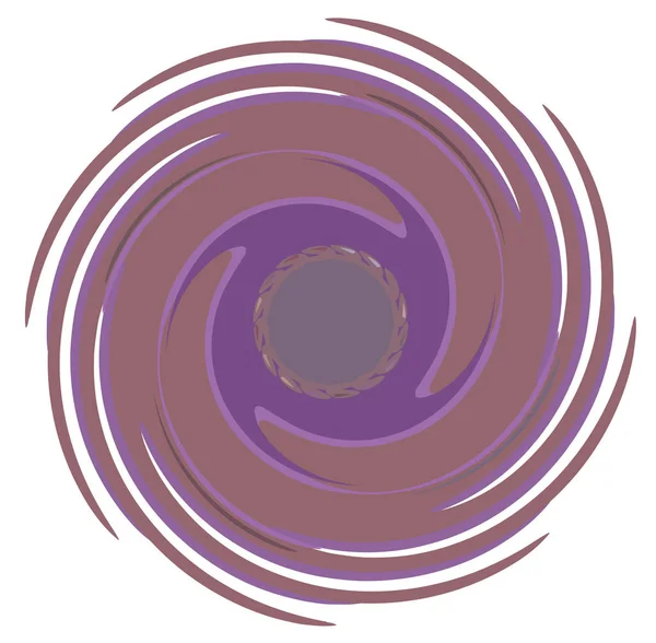 Espiral Abstracta Oscura Formas Remolino Giro Vórtice — Vector de stock