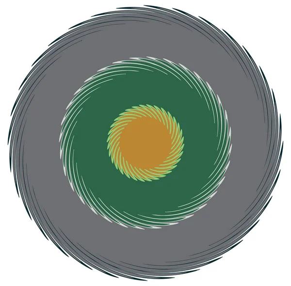 Flaschenform Bunte Abstrakte Spirale Wirbel Wirbel Und Wirbelformen — Stockvektor